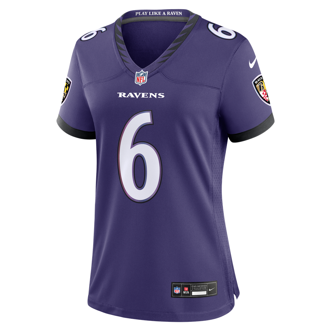 Ja'Kobi Lane Baltimore Ravens Women's Team Game Jersey - Purple