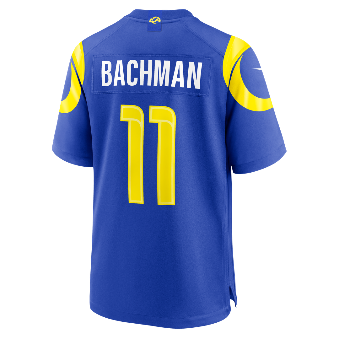 Alex Bachman Los Angeles Rams Team Game Jersey - Royal
