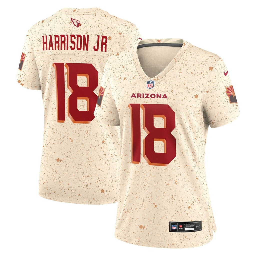 Marvin Harrison Jr. Arizona Cardinals Women's Rivalries Collection Game Jersey - Natural