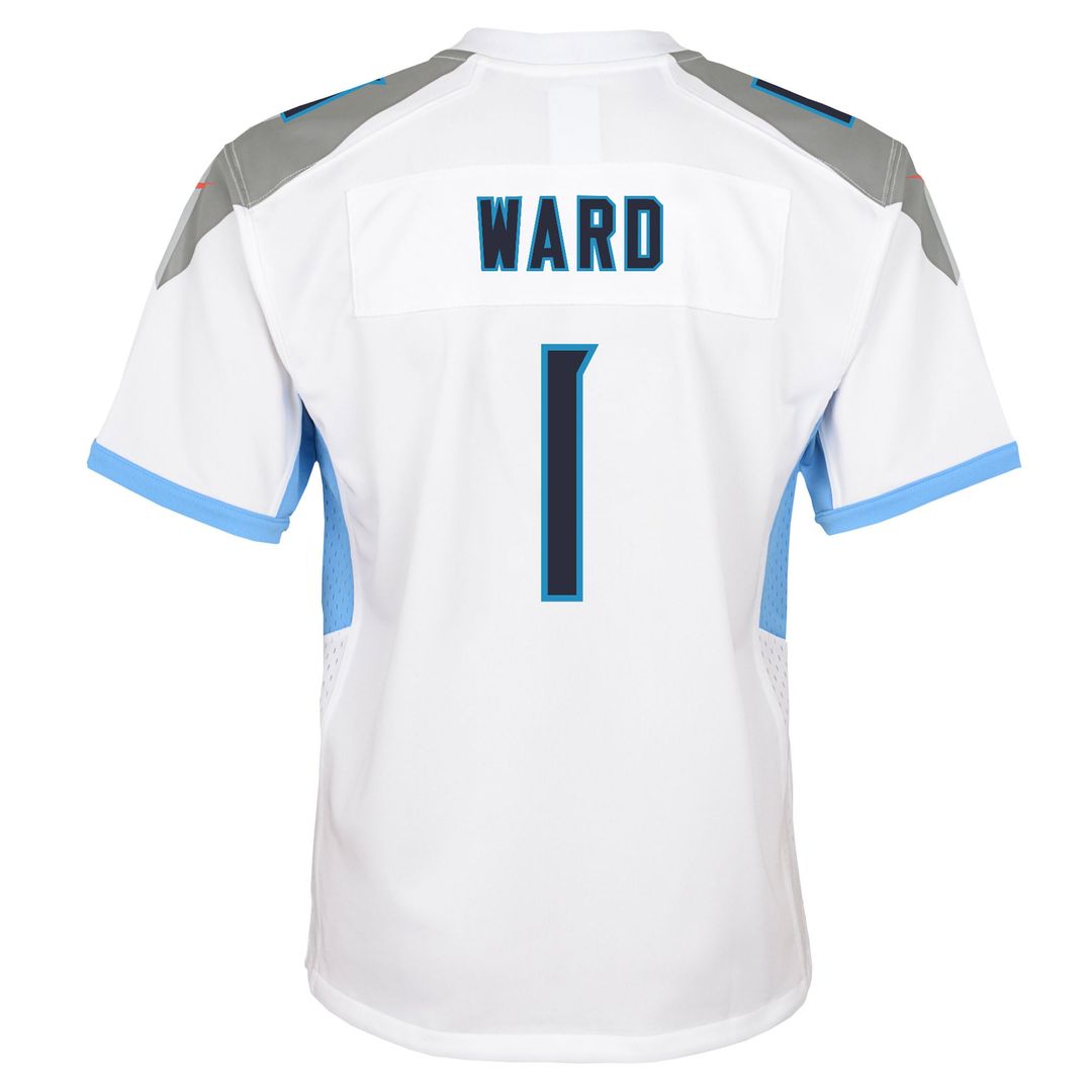 Cameron Ward Tennessee Titans Youth White Game Jersey - White