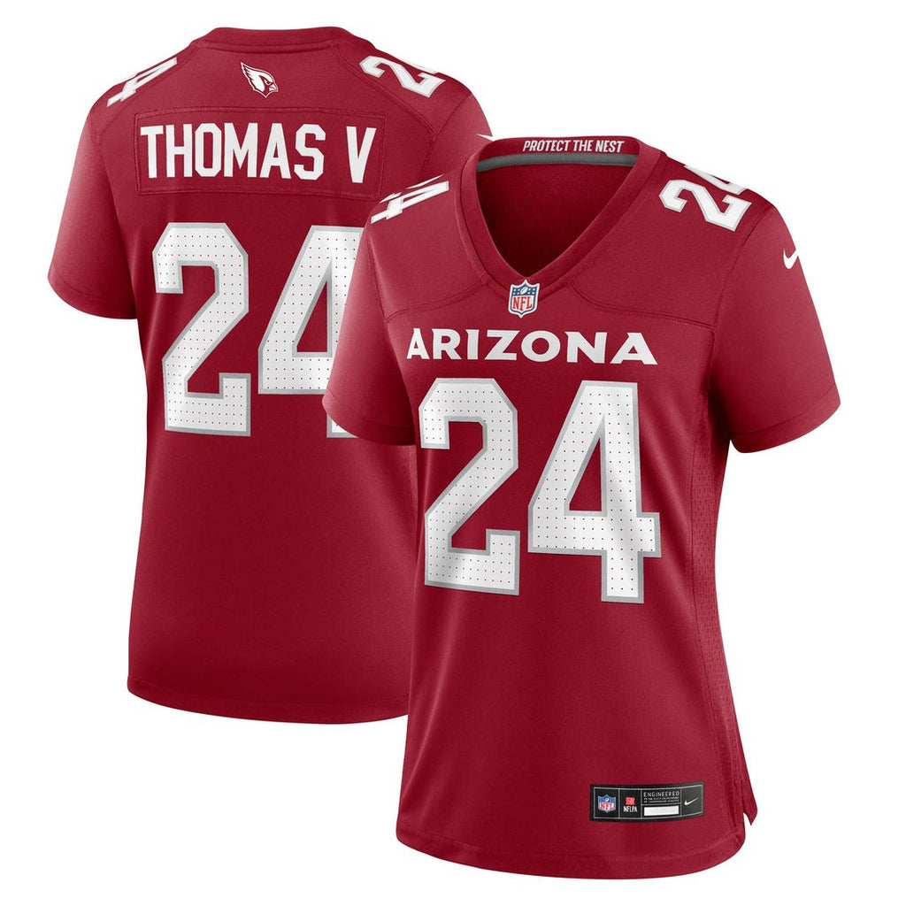 Starling Thomas V Arizona Cardinals Women's Team Game Jersey - Cardinal