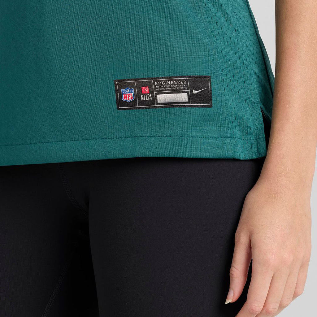 Jalen Carter Philadelphia Eagles Women's Team Game Jersey - Midnight Green