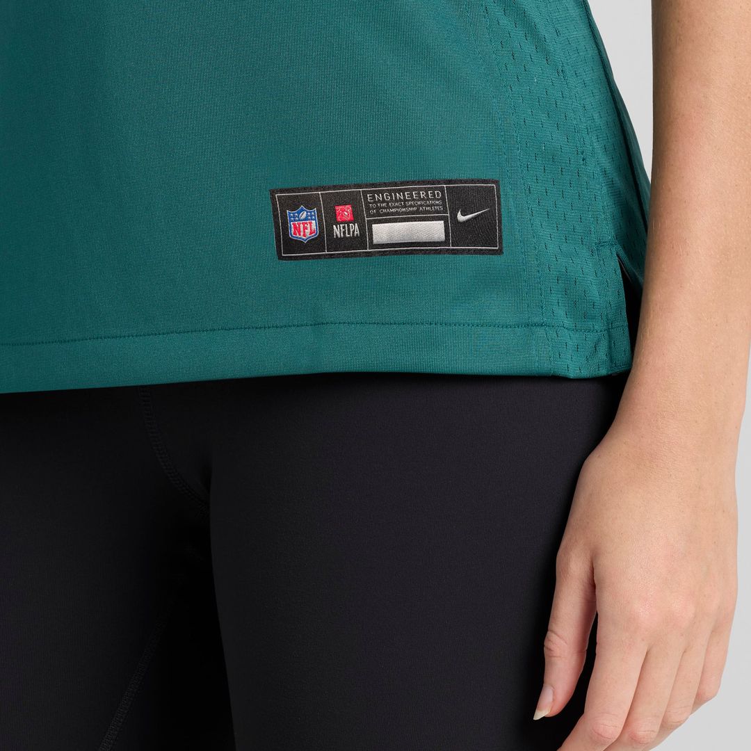 Jalen Carter Philadelphia Eagles Women's Team Game Jersey - Midnight Green
