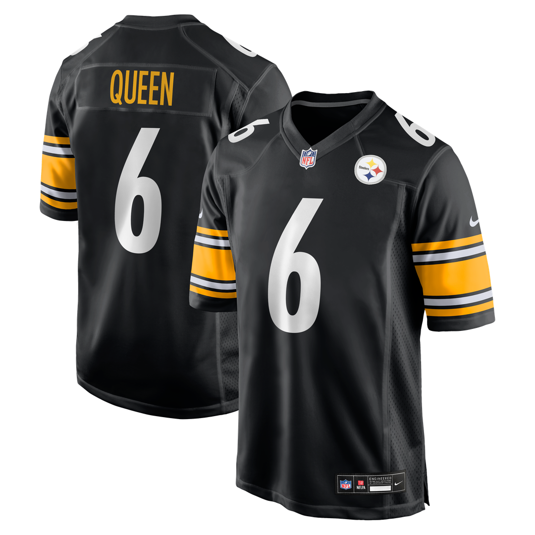 Patrick Queen Pittsburgh Steelers Game Jersey - Black
