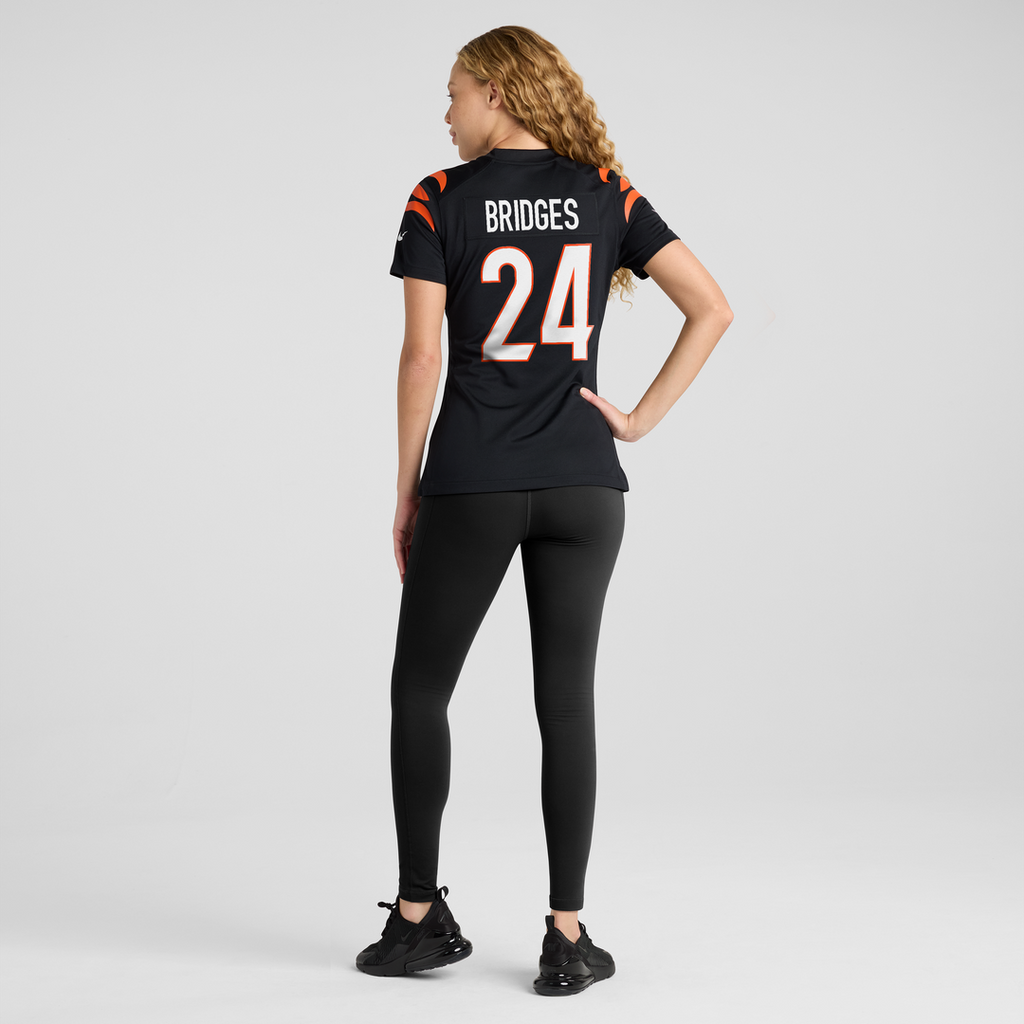 Trikweze Bridges Cincinnati Bengals Women's Team Game Jersey - Black