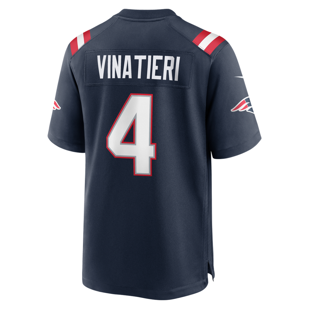 Adam Vinatieri New England Patriots Team Retired Game Jersey - Navy