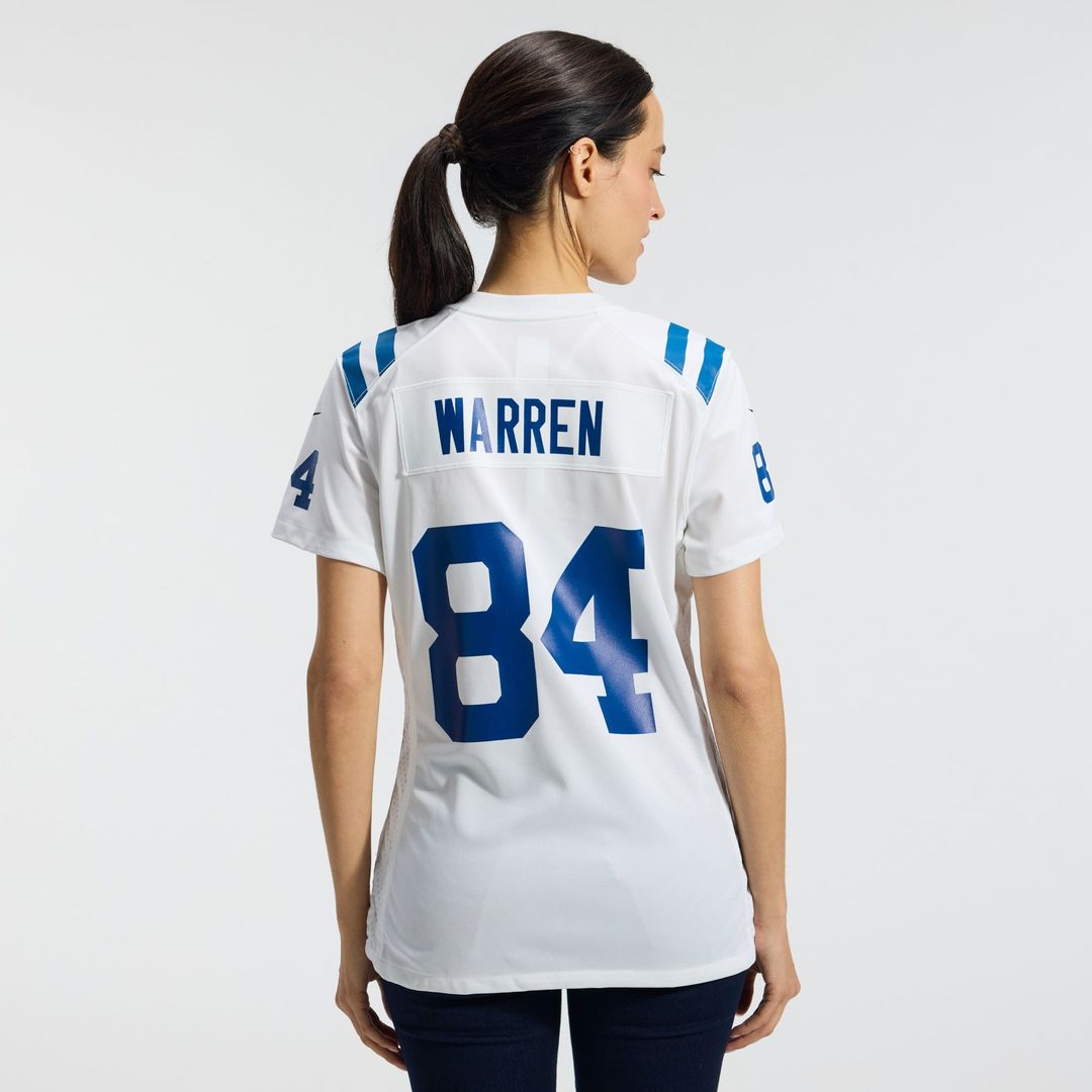 Tyler Warren Indianapolis Colts Women's Game Jersey - White