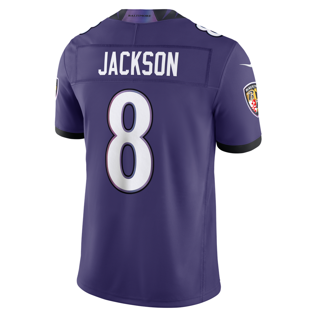 Lamar Jackson Baltimore Ravens Team Vapor F.U.S.E. Stitched Limited Jersey - Purple