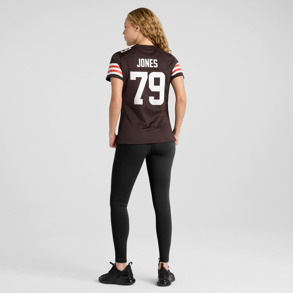 Dawand Jones Cleveland Browns Women's Team Game Jersey - Brown