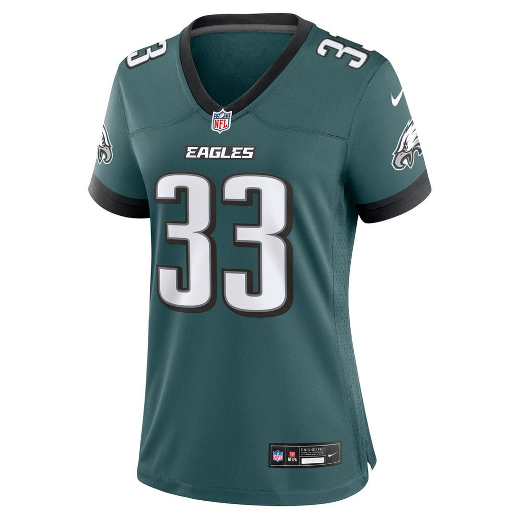 Cooper DeJean Philadelphia Eagles Women's Team Game Jersey - Midnight Green