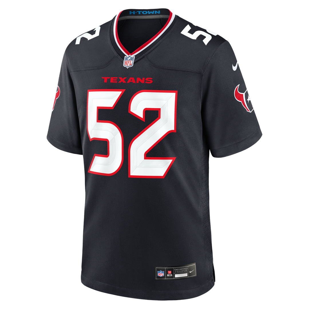 Xavier Thomas Houston Texans Team Game Jersey - Navy