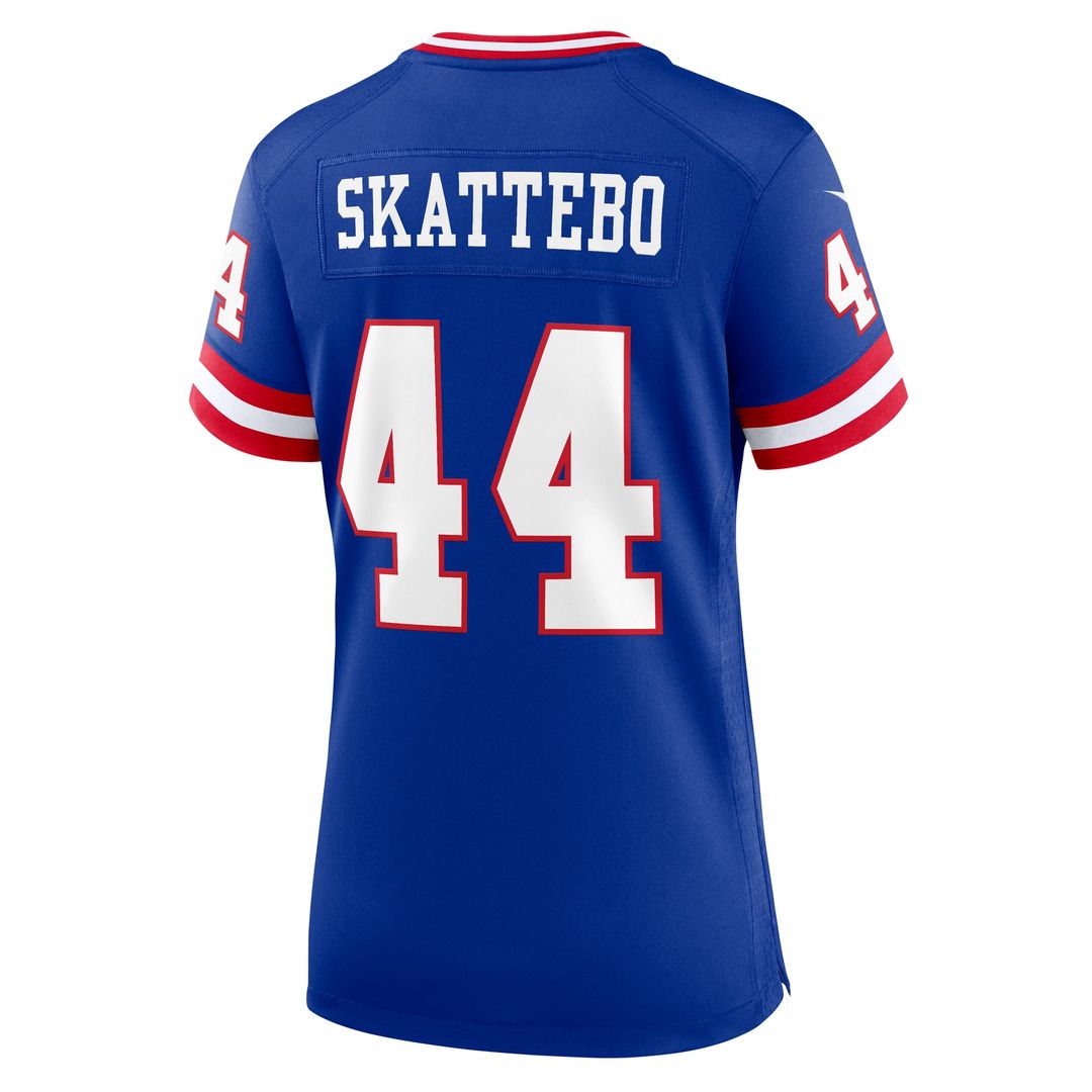 Cam Skattebo New York Giants Women's Alternate 2 Legacy Game Jersey - Royal