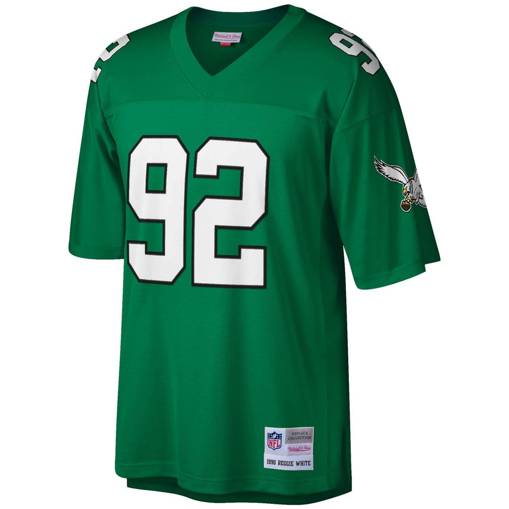 Reggie White Philadelphia Eagles Legacy Replica Jersey - Kelly Green