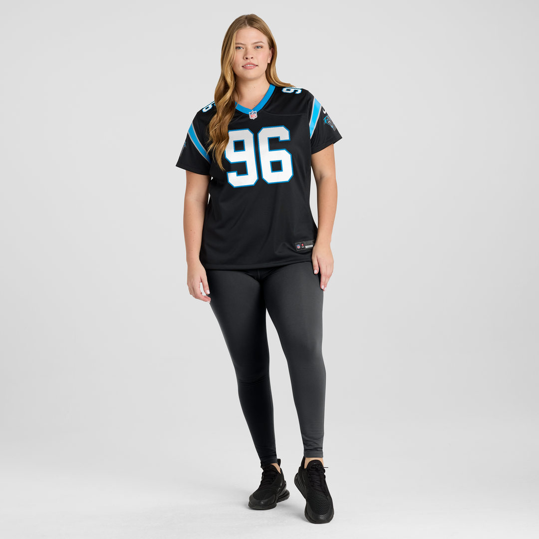 Anthony Goodlow Carolina Panthers Women's Team Game Jersey - Black