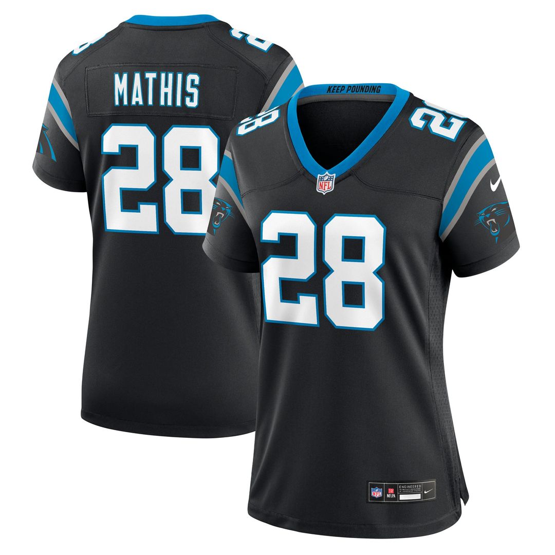Damarri Mathis Carolina Panthers Women's Team Game Jersey - Black
