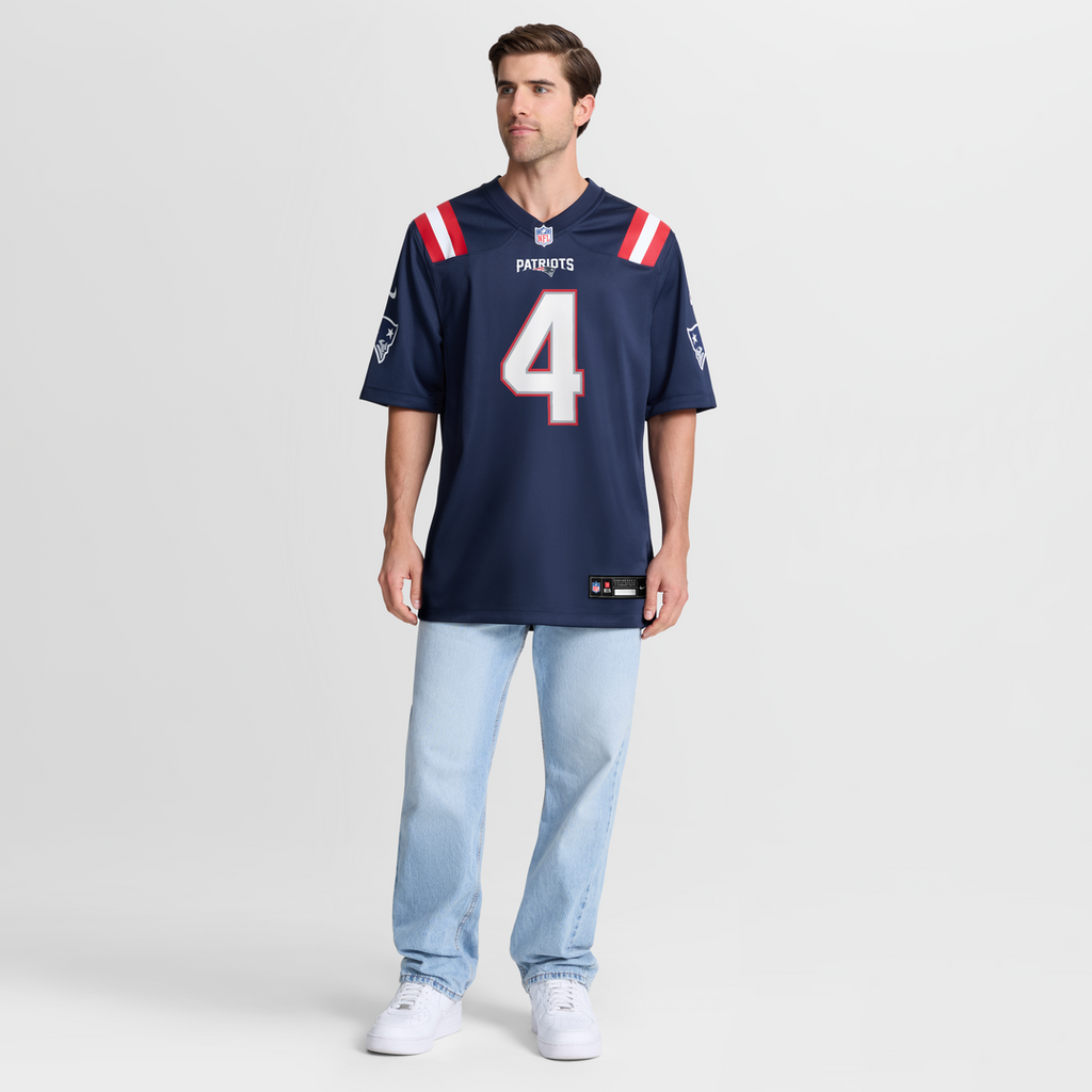 Adam Vinatieri New England Patriots Team Retired Game Jersey - Navy