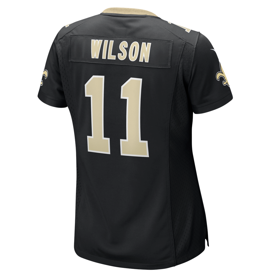 Zach Wilson New Orleans Saints Women's Team Game Jersey - Black