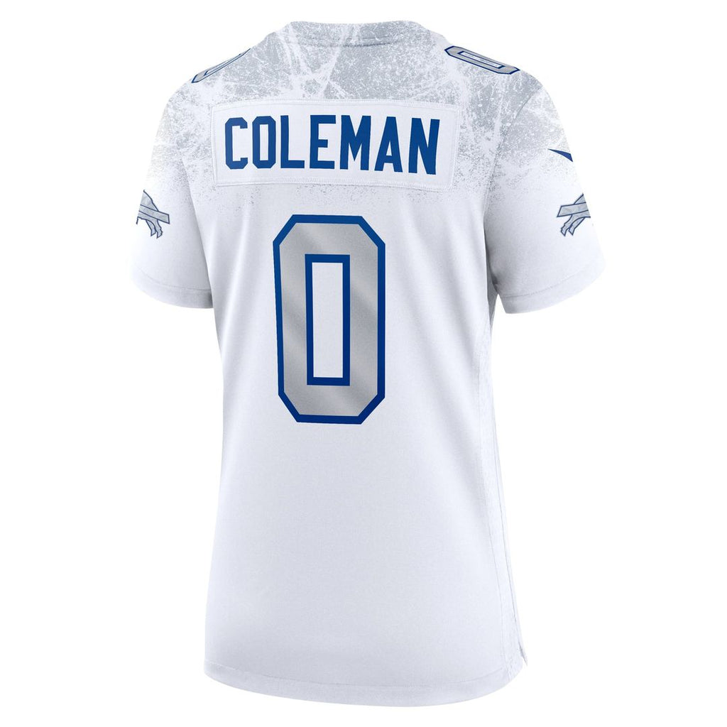 Keon Coleman Buffalo Bills Women's Rivalries Collection Game Jersey - White