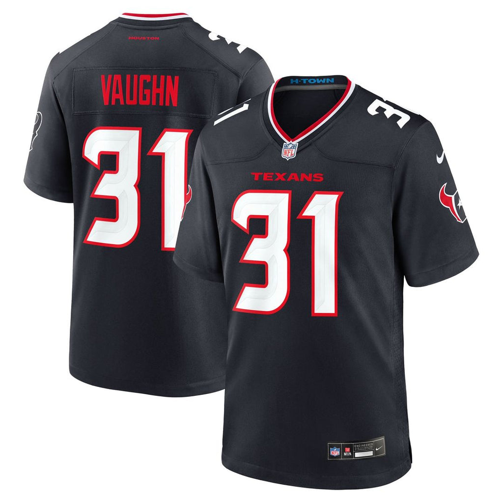 Deuce Vaughn Houston Texans Team Game Jersey - Navy