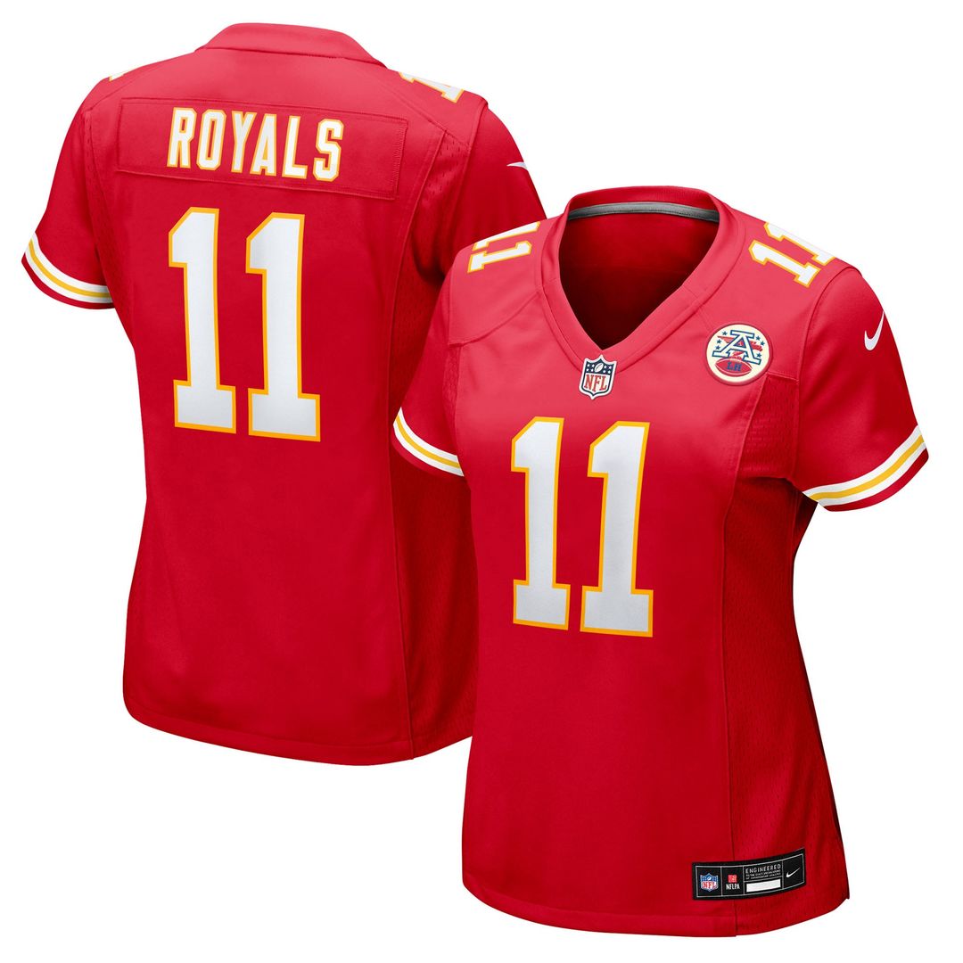Jalen Royals Kansas City Chiefs Women's Team Game Jersey - Red