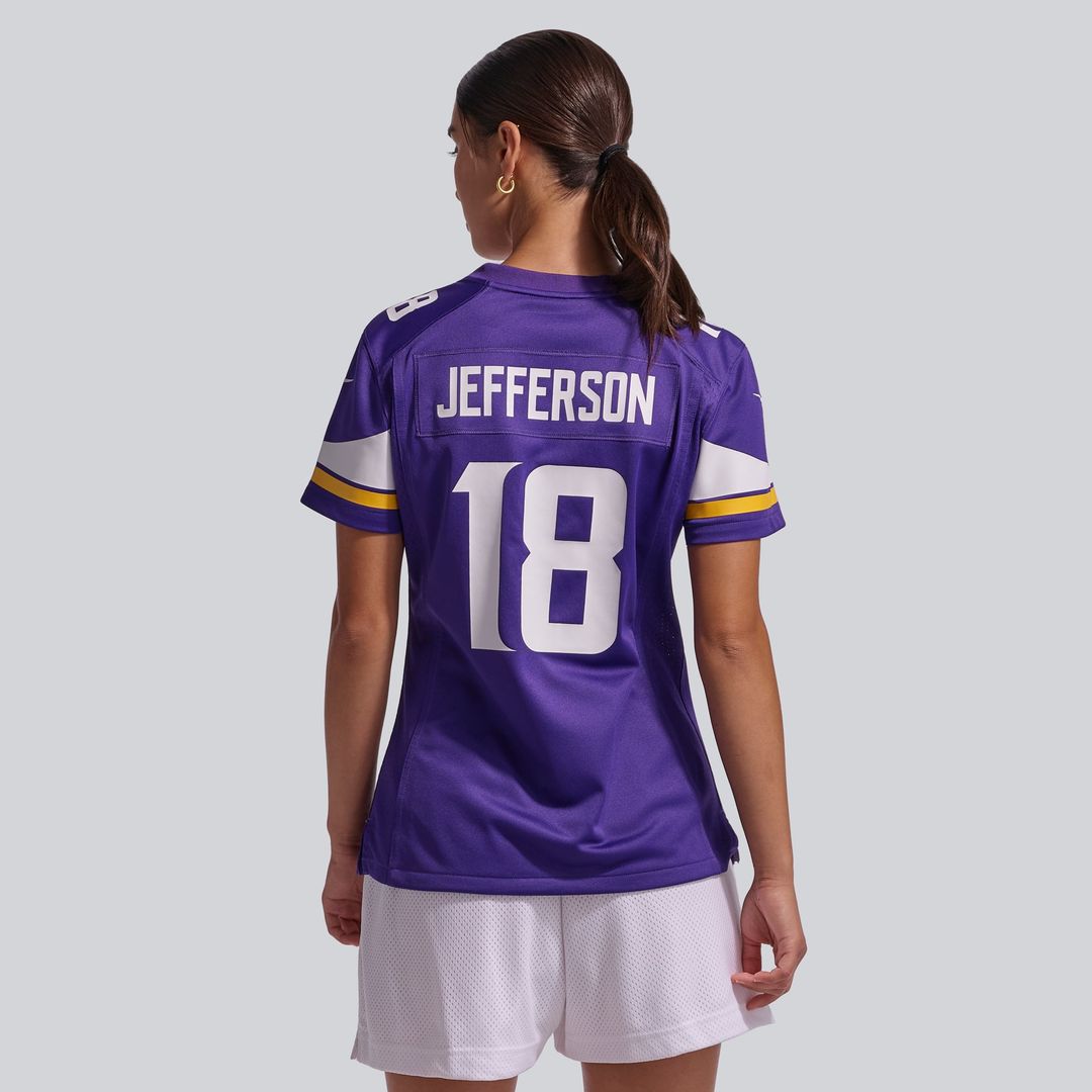 Justin Jefferson Minnesota Vikings Women's Game Jersey - Purple
