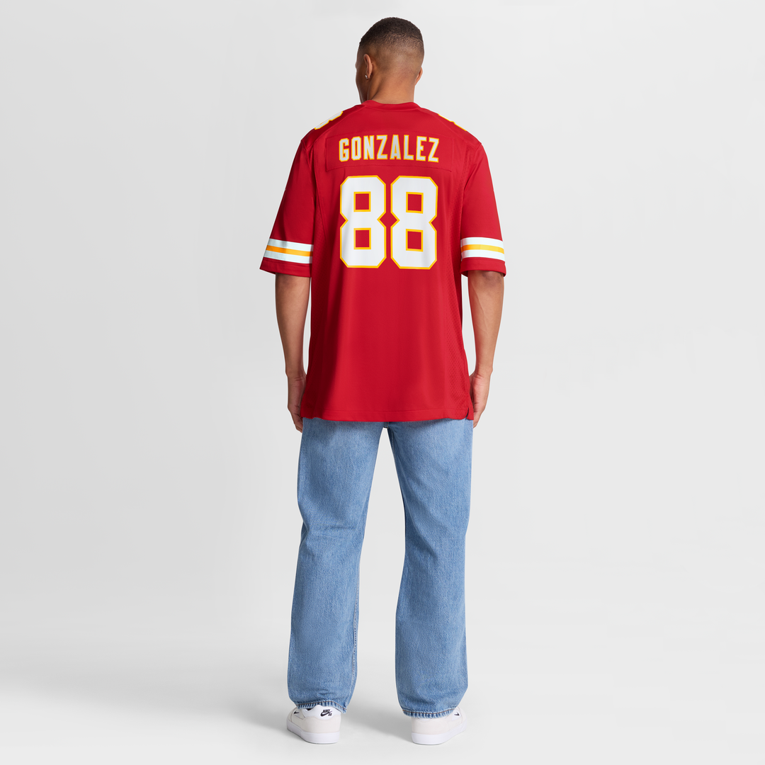 Tony Gonzalez Kansas City Chiefs Game Retired Player Jersey - Red