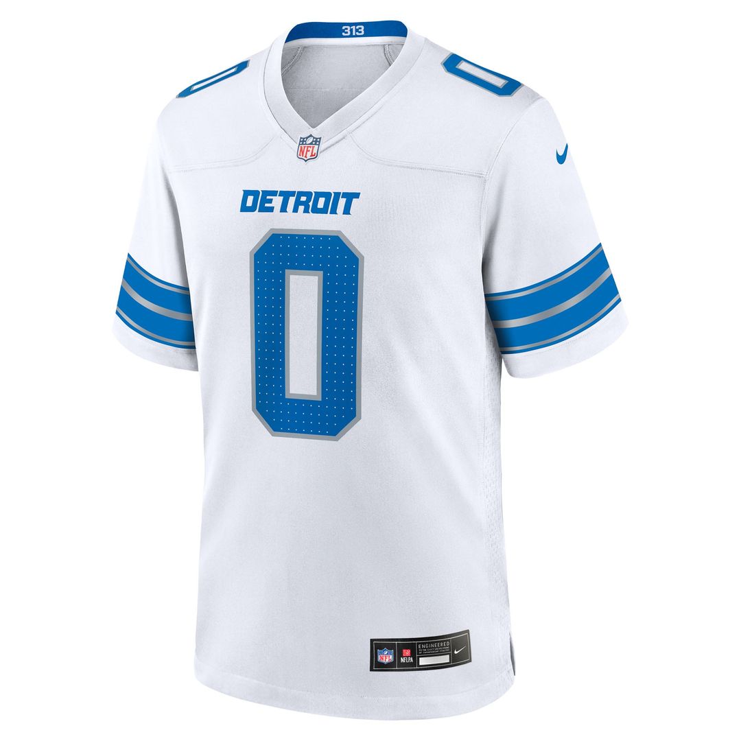 Jahmyr Gibbs Detroit Lions Game Player Jersey - White