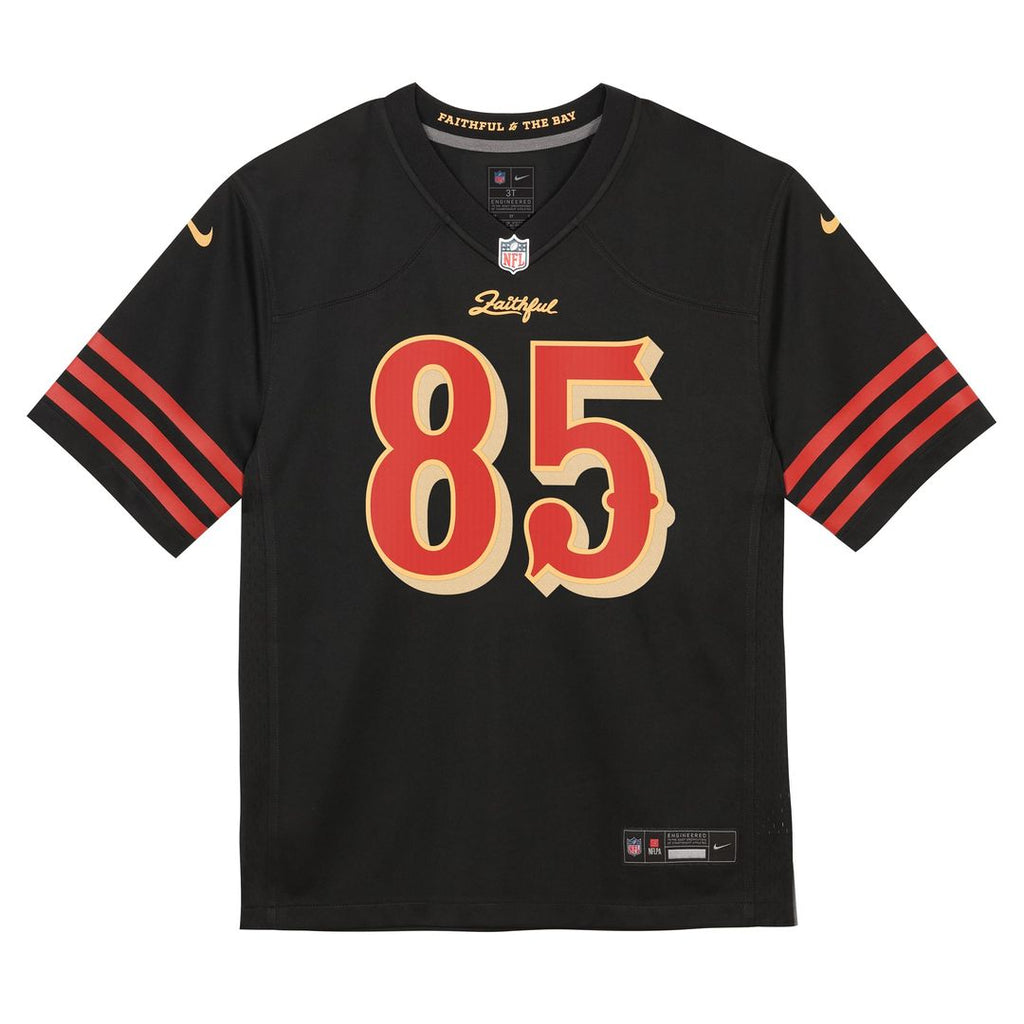 George Kittle San Francisco 49ers Preschool 2025 Rivalries Collection Game Jersey - Black