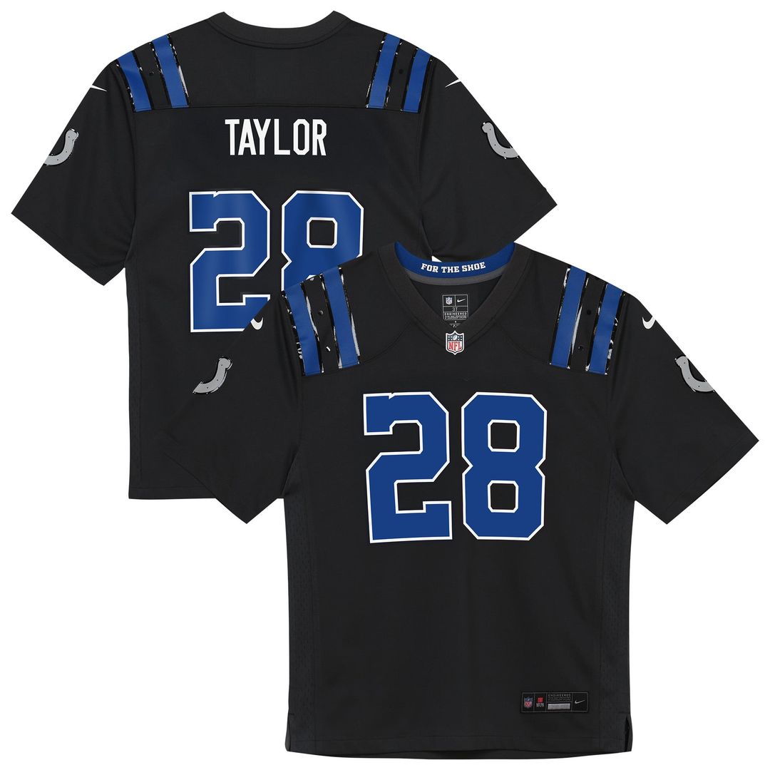 Jonathan Taylor Indianapolis Colts Preschool 2026 Rivalries Collection Game Jersey - Anthracite
