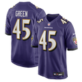 Mike Green Baltimore Ravens Team Game Jersey - Purple