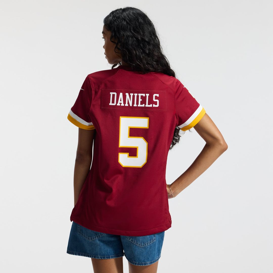 Jayden Daniels Washington Commanders Women's Game Jersey - Burgundy
