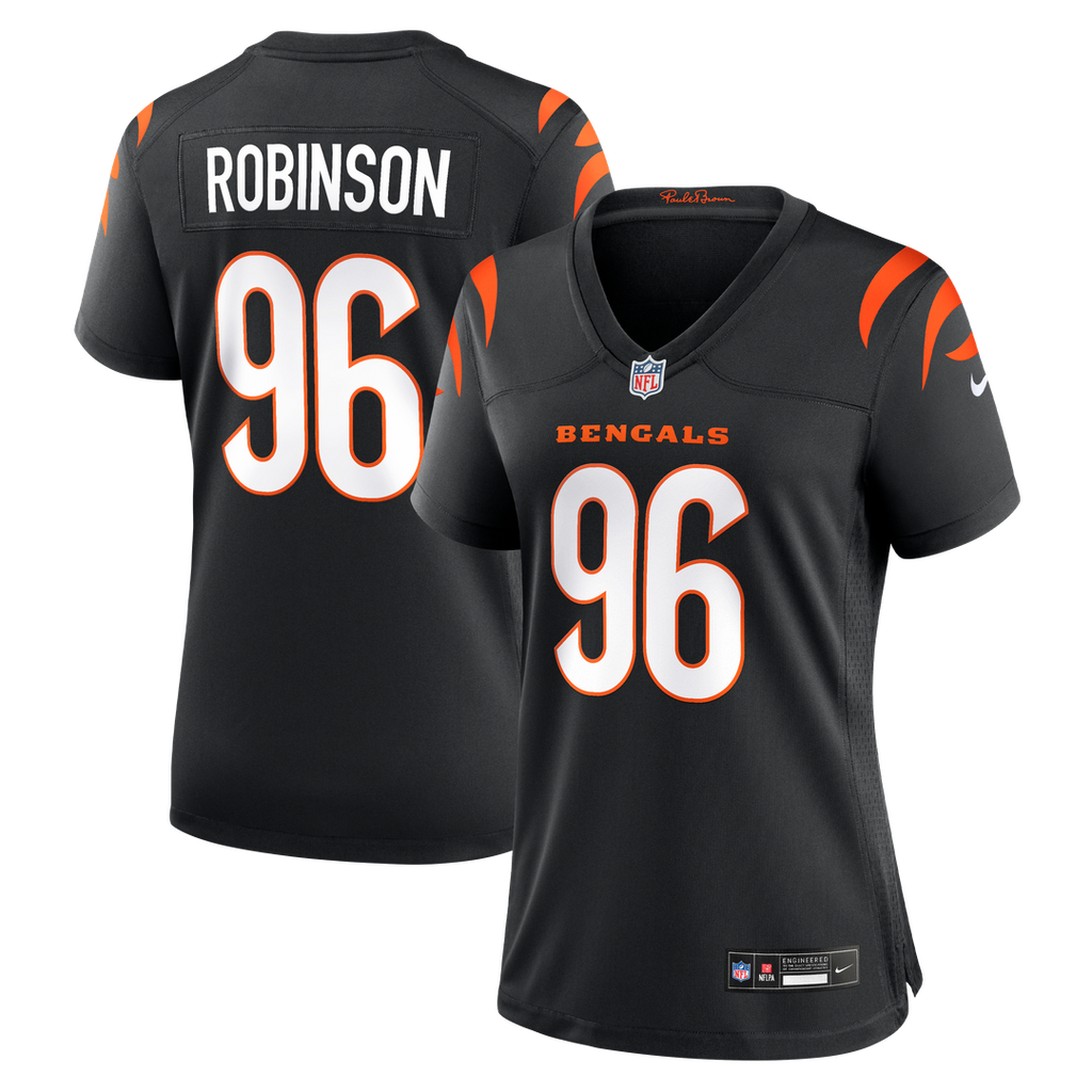 Landon Robinson Cincinnati Bengals Women's Team Game Jersey - Black