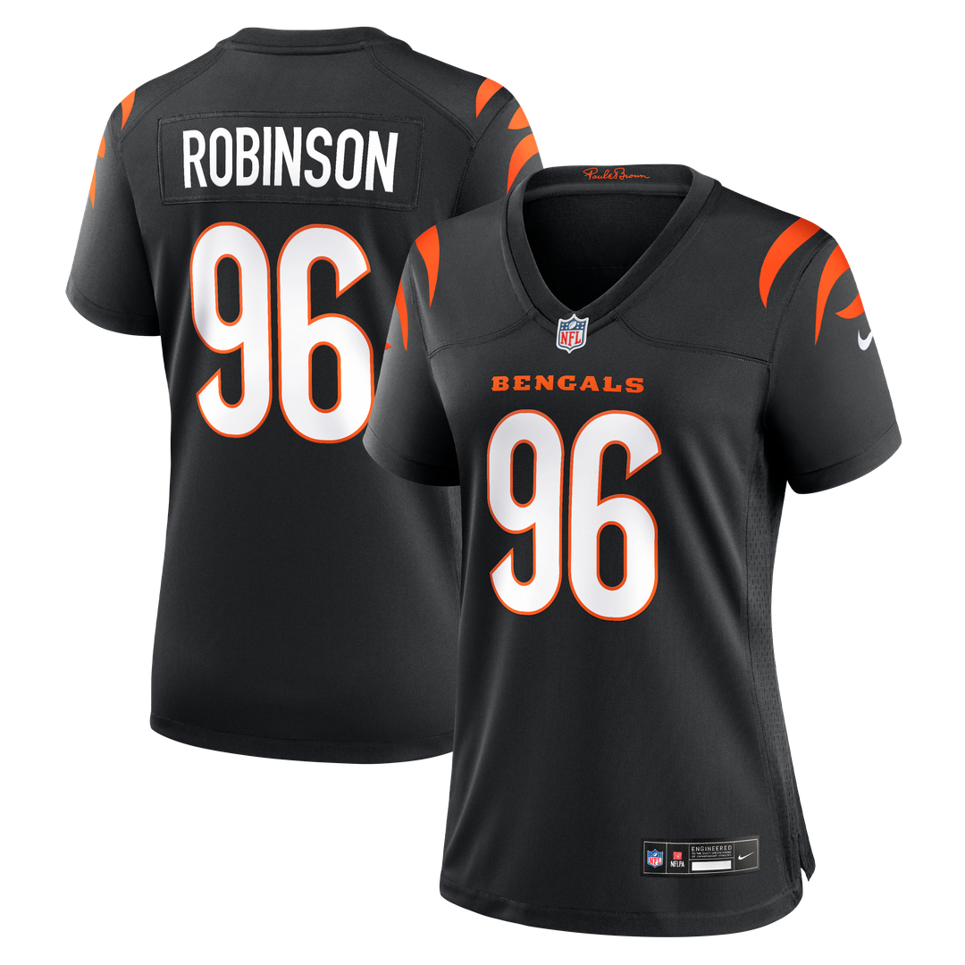 Landon Robinson Cincinnati Bengals Women's Team Game Jersey - Black