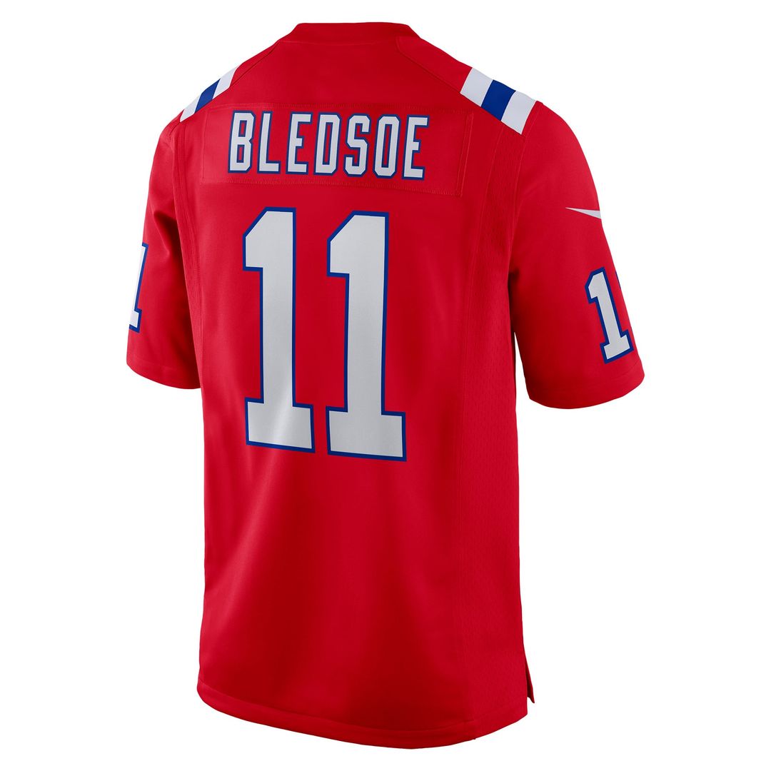 Drew Bledsoe New England Patriots Retired Player Alternate Game Jersey - Red