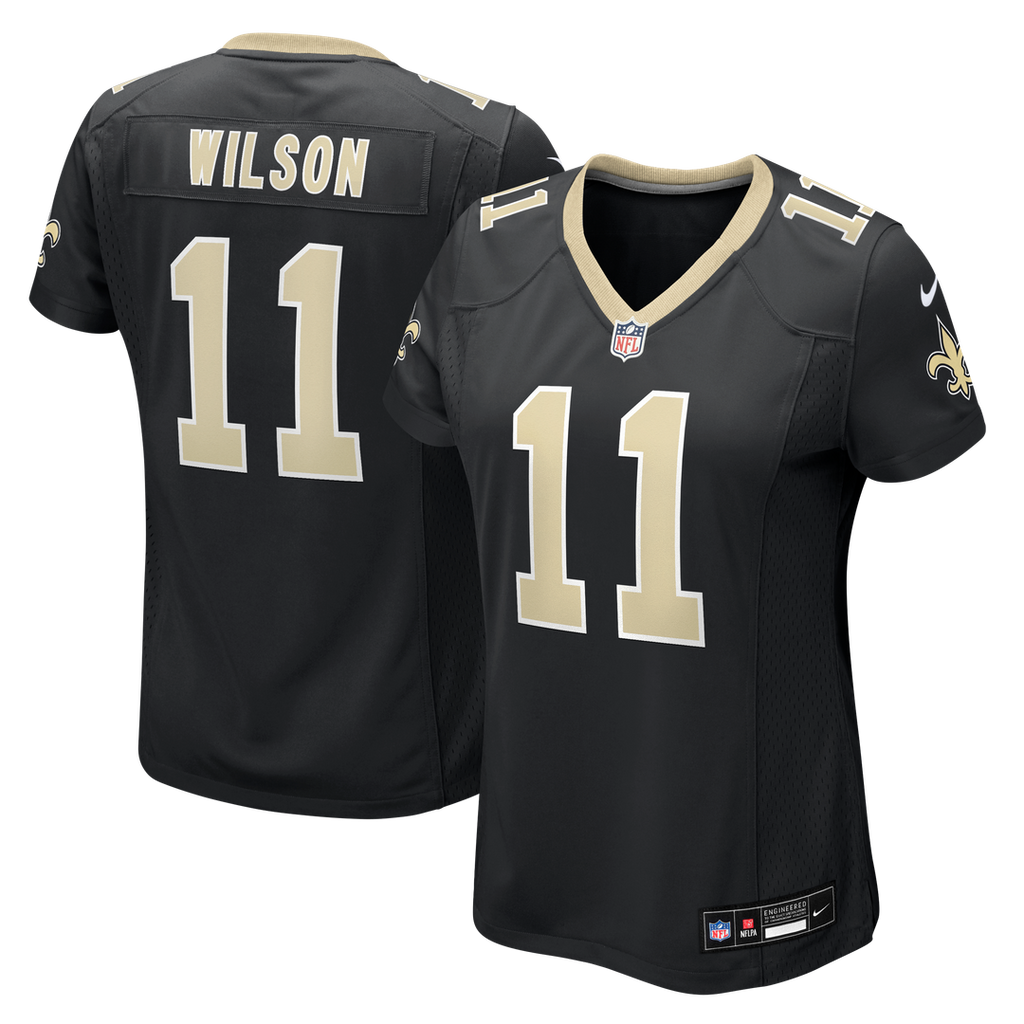 Zach Wilson New Orleans Saints Women's Team Game Jersey - Black