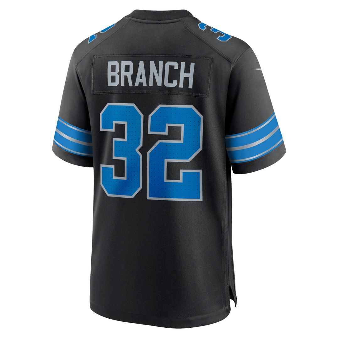 Brian Branch Detroit Lions Game Jersey - Blue
