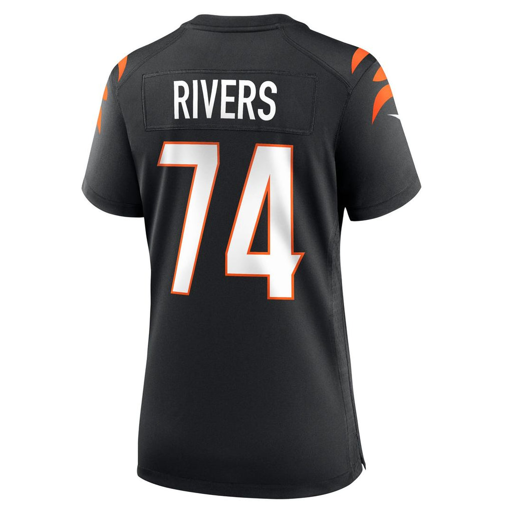 Jalen Rivers Cincinnati Bengals Women's Team Game Jersey - Black