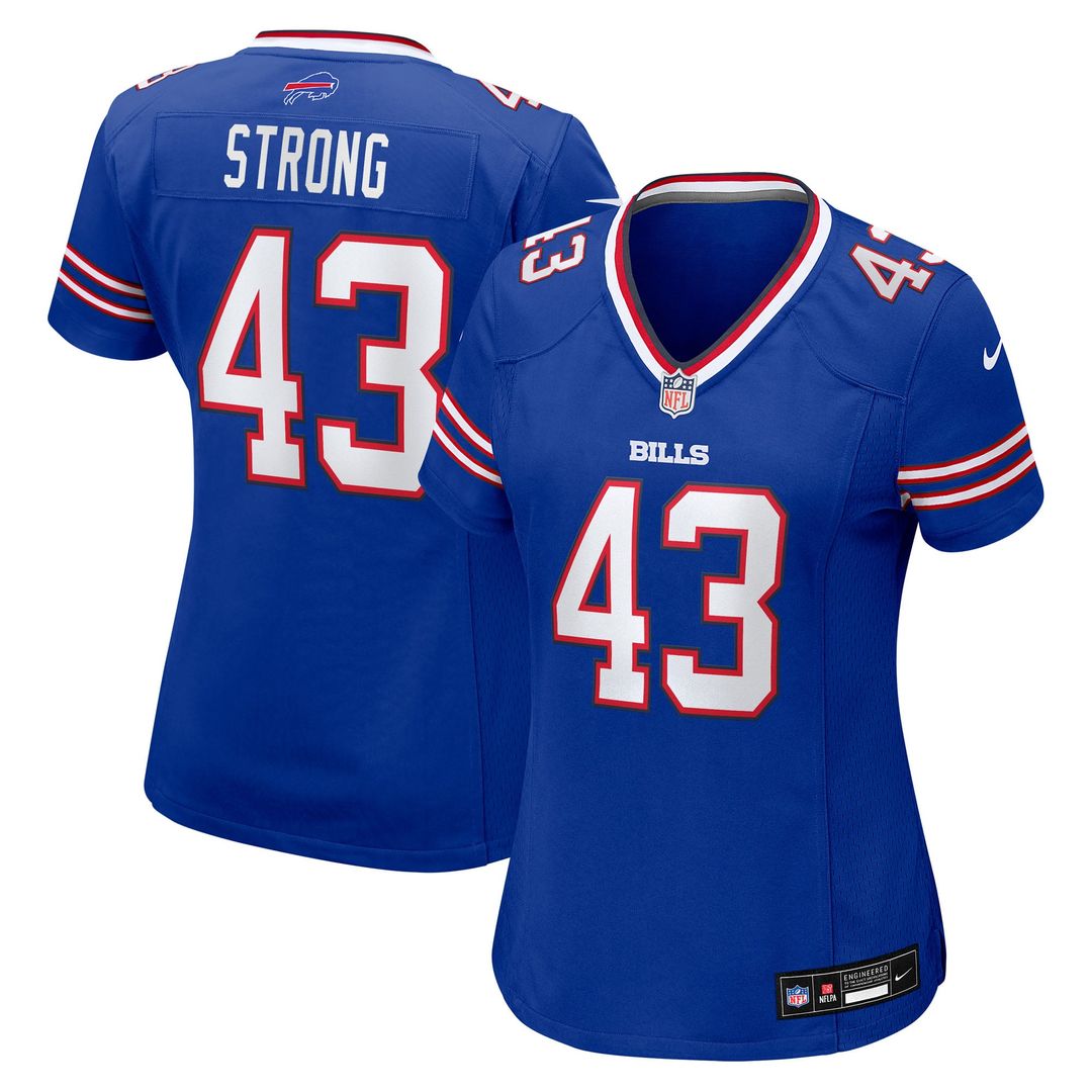 Dorian Strong Buffalo Bills Women's Team Game Jersey - Royal