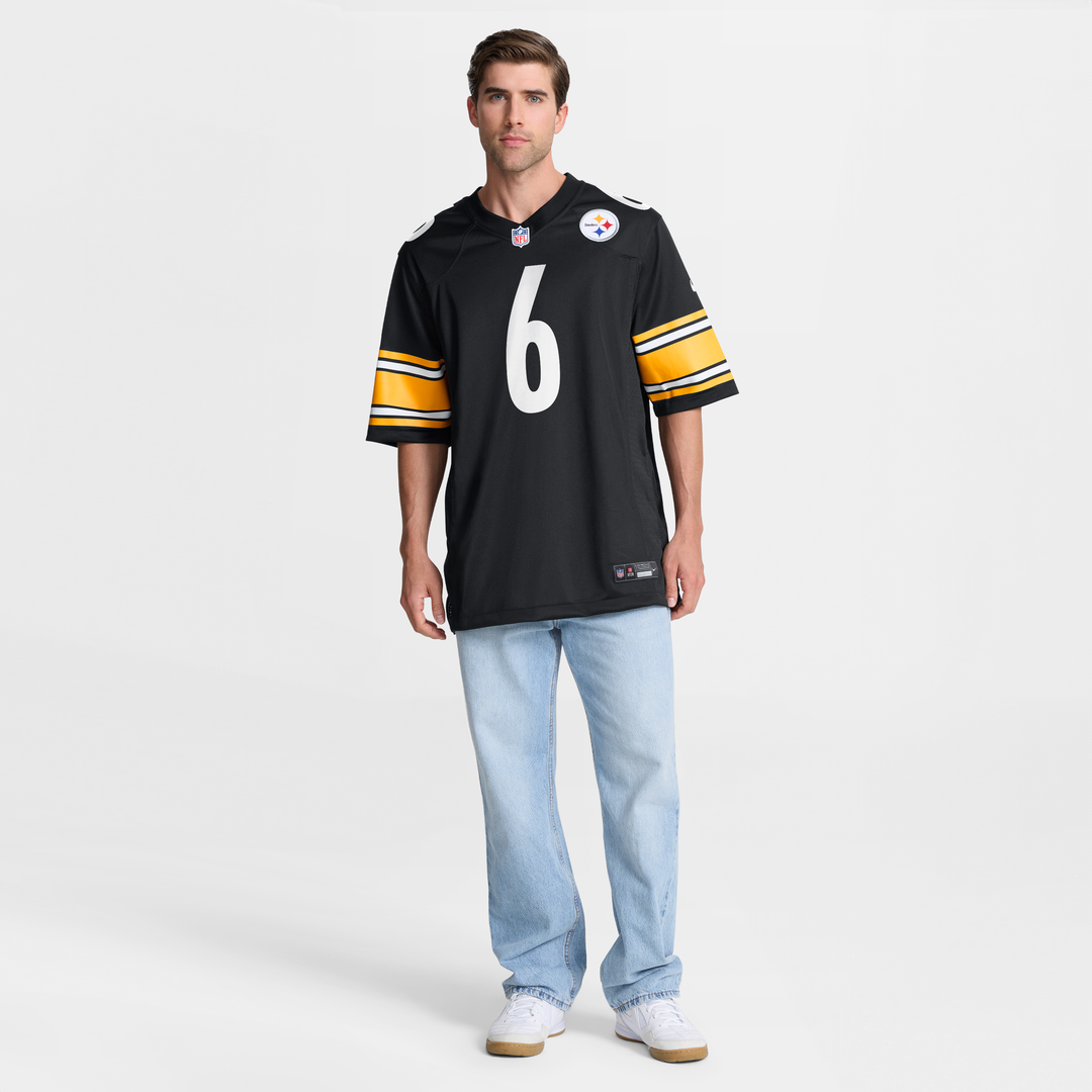 Patrick Queen Pittsburgh Steelers Game Jersey - Black