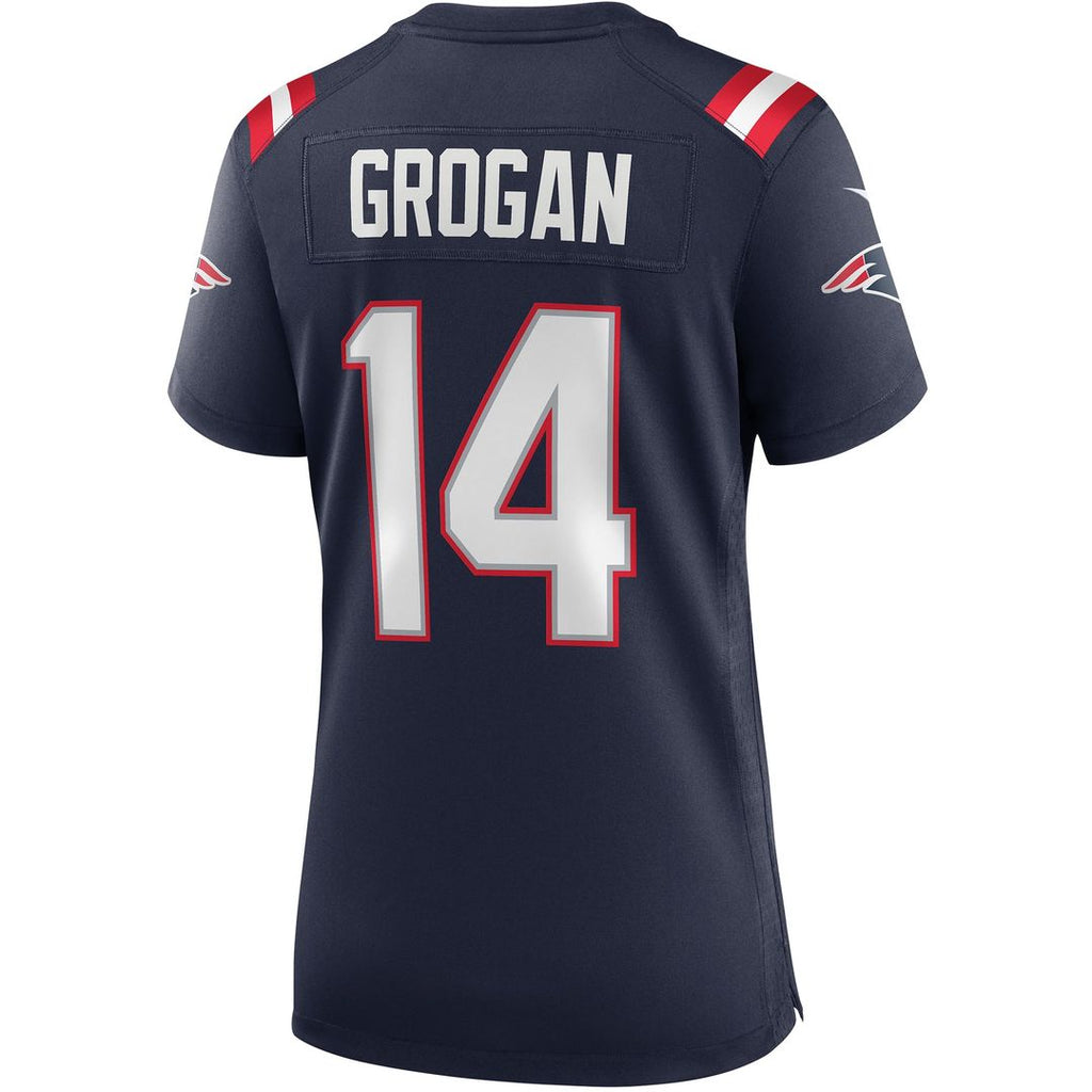 Steve Grogan New England Patriots Women's Game Retired Player Jersey - Navy