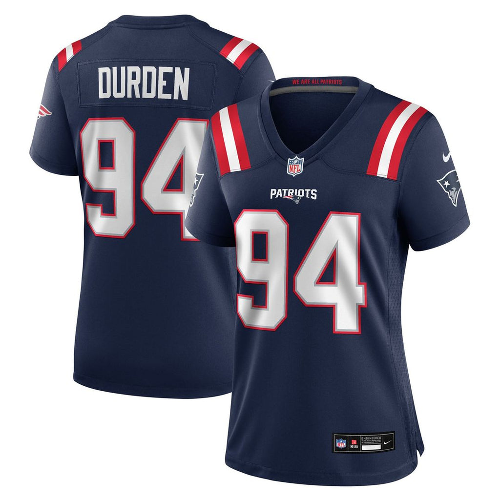 Cory Durden New England Patriots Women's Team Game Jersey - Navy