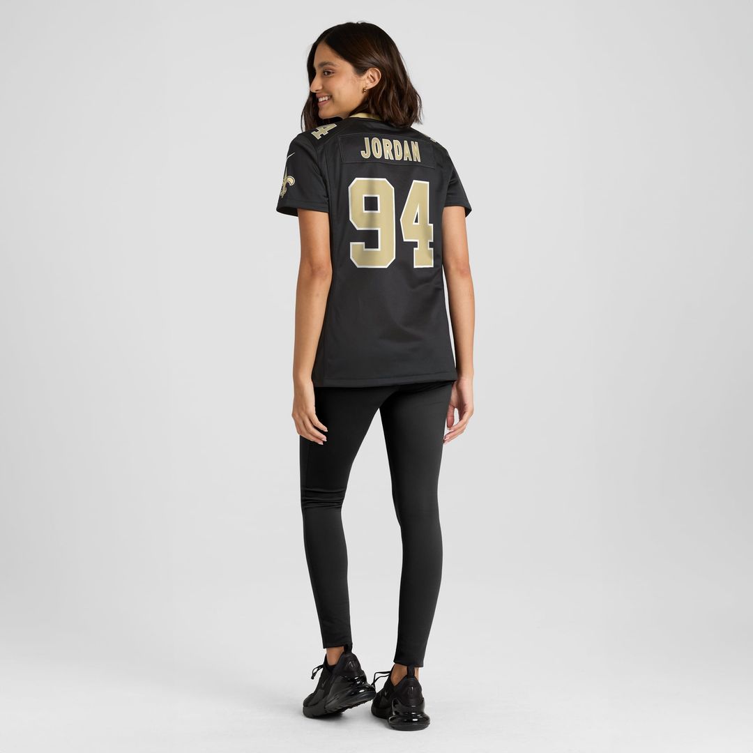 Cameron Jordan New Orleans Saints Women's Team Game Jersey - Black