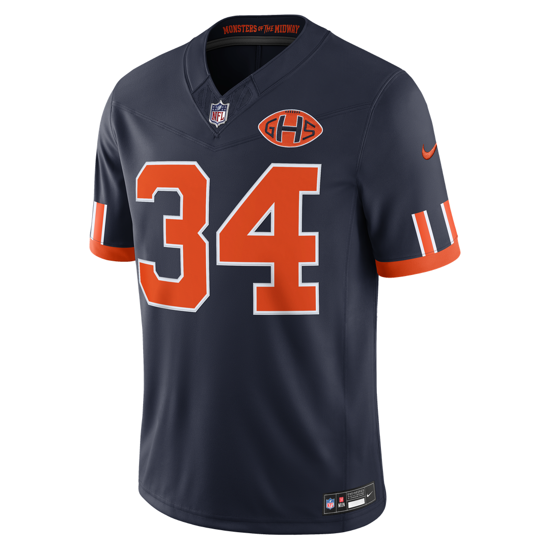 Walter Payton Chicago Bears 2026 Rivalries Collection Stitched Limited Jersey - Navy