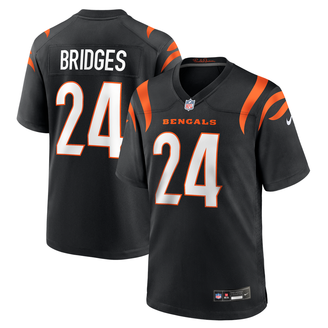 Trikweze Bridges Cincinnati Bengals Team Game Jersey - Black
