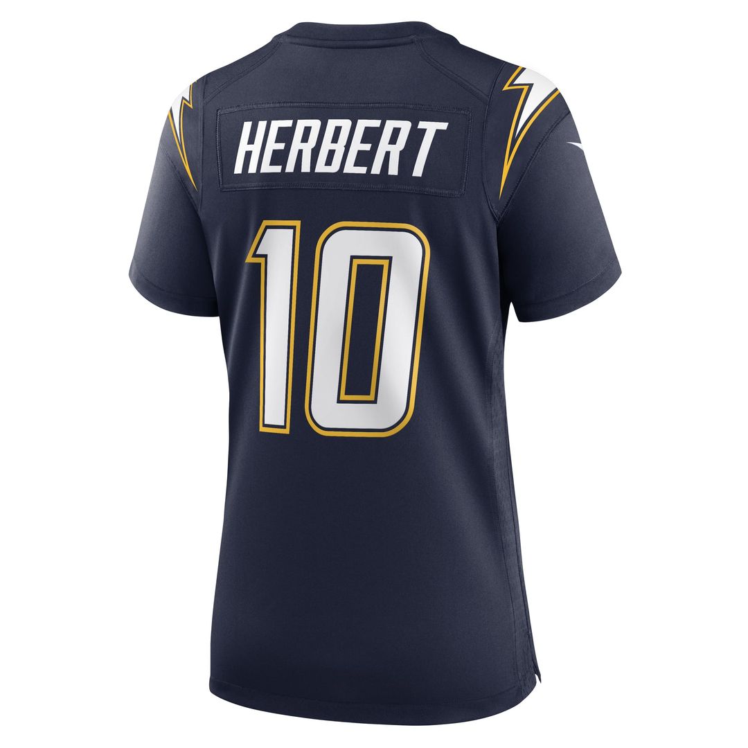 Justin Herbert Los Angeles Chargers Women's Alternate Super Chargers Game Jersey - Navy