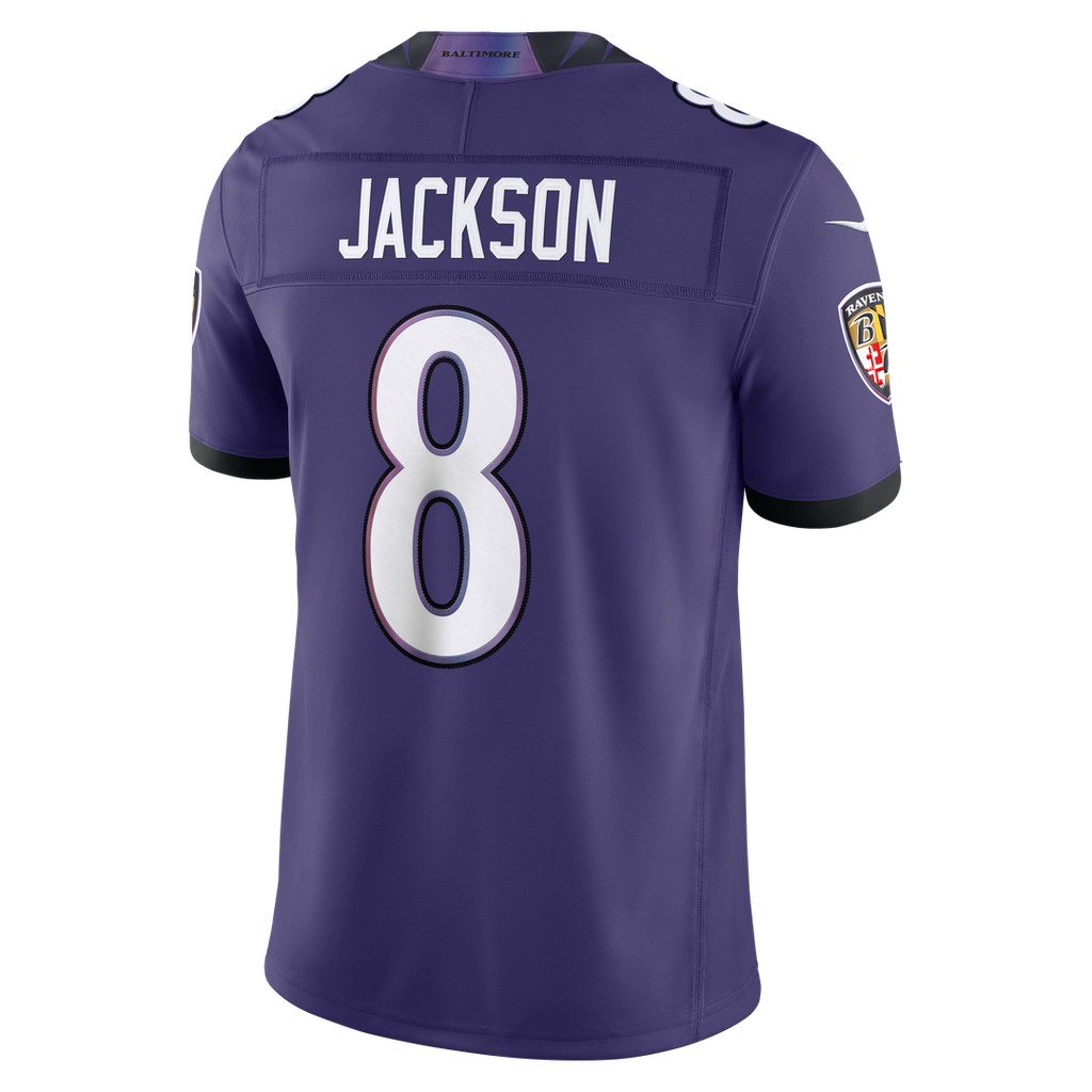 Lamar Jackson Baltimore Ravens Team Vapor F.U.S.E. Stitched Limited Jersey - Purple