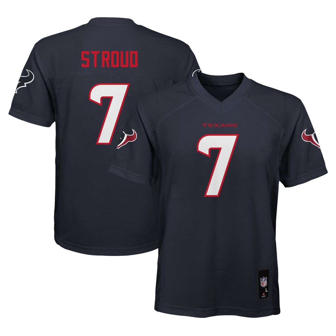 C.J. Stroud Houston Texans Youth Replica Jersey - Navy