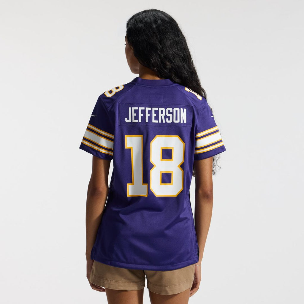 Justin Jefferson Minnesota Vikings Women's Alternate Game Player Jersey - White