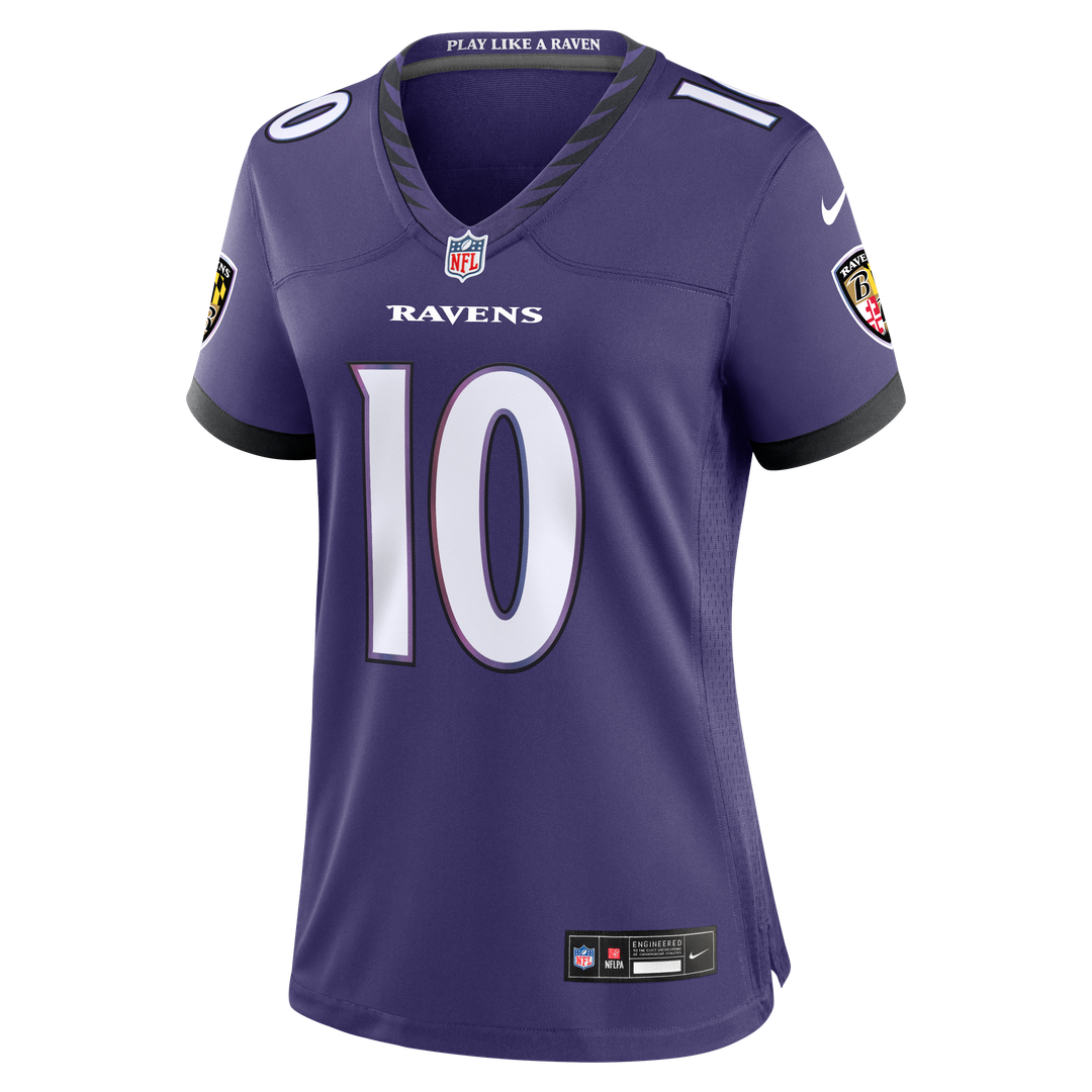LaJohntay Wester Baltimore Ravens Women's Team Game Jersey - Purple