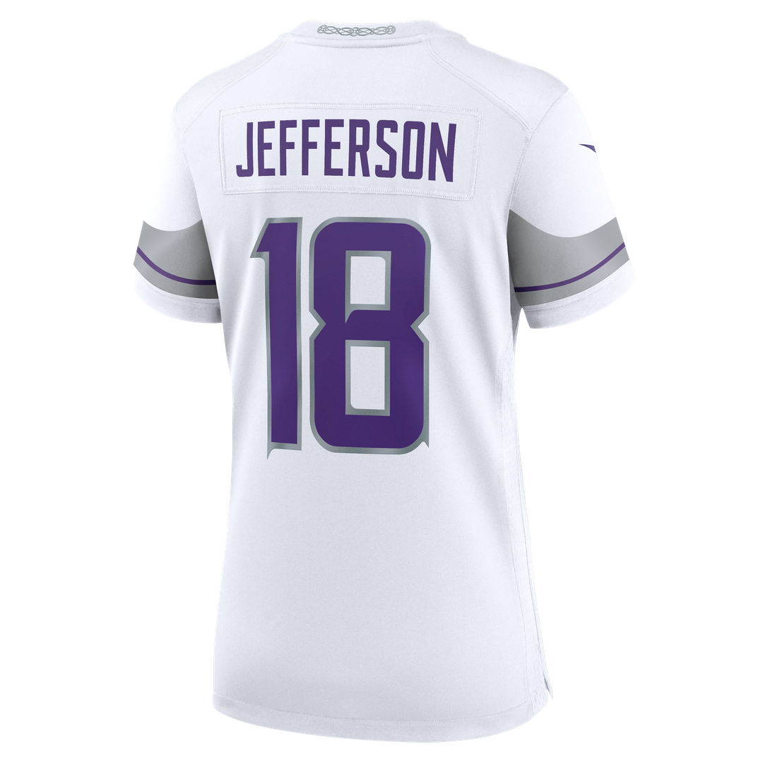 Justin Jefferson Minnesota Vikings Women's Alternate Game Player Jersey - White